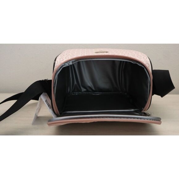 GUESS V7200069 Lt Rose/Pink Junction Travel Zip Around Lunch Box w/Carryin Strap - Picture 8 of 11